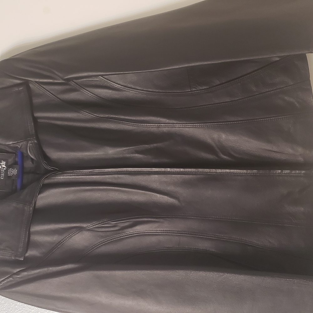 East 5th Black Leather Jacket